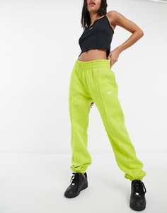 Желтые oversized-джоггеры с небольшим логотипом-галочкой Nike-Желтый
