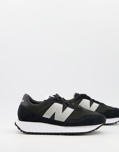 Черные кроссовки New Balance 237-Черный цвет