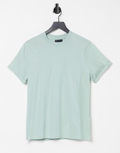 Зеленая футболка ASOS DESIGN-Зеленый цвет