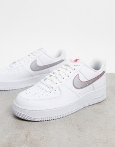 Белые кроссовки Nike Air Force 1 07 2H020 3M-Белый