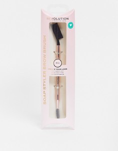 Щеточка для укладки бровей Revolution Rehab Create Soap Styler Brow Brush-Бесцветный