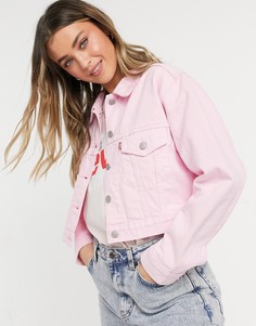 Светло-розовая короткая куртка Levis-Розовый цвет Levis®