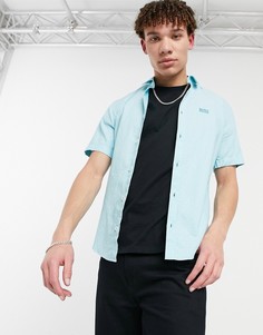 Рубашка BOSS Athleisure Brodi-Голубой