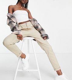 Светло-бежевые брюки-чиносы ASOS DESIGN Tall hourglass-Нейтральный