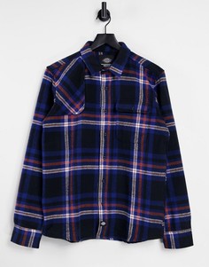 Синяя рубашка Dickies Prestonburg-Голубой