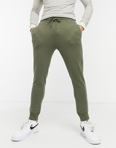 Джоггеры цвета хаки Topman-Зеленый цвет
