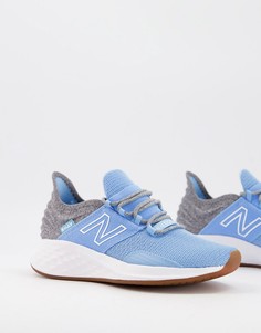 Нежно-голубые кроссовки New Balance Running Roav-Голубой