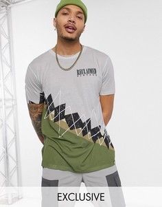 Футболка с зигзагообразным узором Reclaimed Vintage-Многоцветный