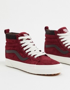 Красные высокие кроссовки Vans UA SK8-Hi MTE-Красный