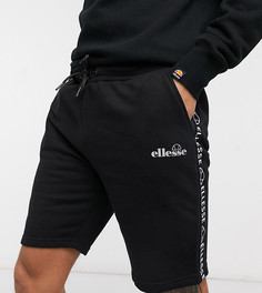 Черные флисовые шорты с фирменной лентой ellesse эксклюзивно для ASOS-Зеленый