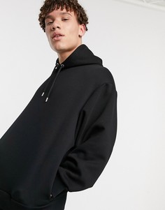 Черный oversized-худи River Island-Черный цвет