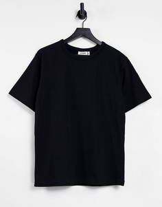 Черная футболка Weekday-Черный цвет