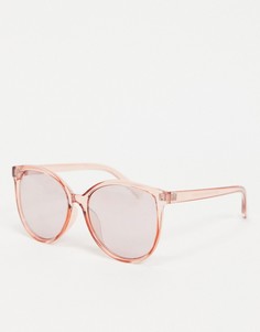Круглые солнцезащитные очки цвета розового золота в стиле унисекс New Look-Золотистый
