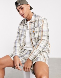 Серовато-белая куртка на подкладке в клетку Carhartt WIP Vilay-Белый