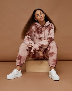 Джоггеры цвета розовый меланж Topshop-Розовый цвет