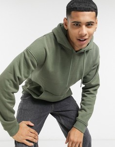 Зеленый худи в стиле oversized Jack & Jones Originals-Зеленый цвет