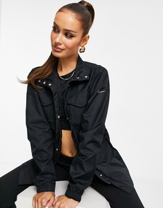 Черная тканая куртка Nike essential-Черный цвет