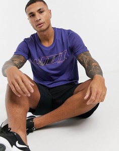 Фиолетовая футболка с логотипом Nike Training Sport Clash-Фиолетовый цвет