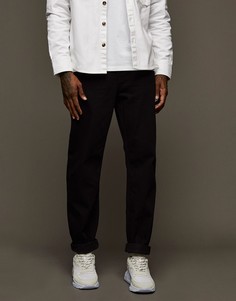 Черные джинсы свободного кроя Topman-Черный цвет