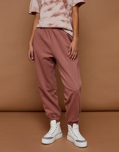 Джоггеры цвета розовой розы Topshop-Розовый цвет