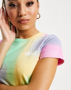 Разноцветная футболка Vans-Многоцветный