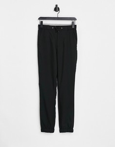 Черные строгие супероблегающие джоггеры ASOS DESIGN-Черный цвет