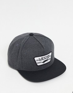 Серая бейсболка с нашивкой Vans-Серый