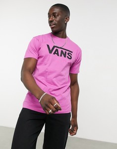 Разноцветная классическая футболка Vans-Многоцветный