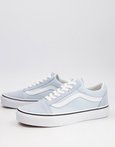 Синие кроссовки Vans Old Skool-Голубой