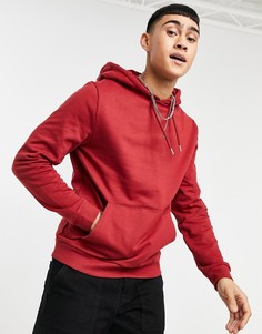 Красный худи из органического хлопка ASOS DESIGN