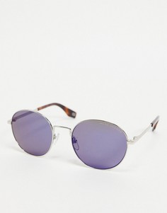 Солнцезащитные очки с синими стеклами Marc Jacobs 272/S-Серебристый