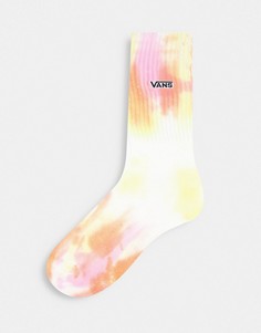 Розовые носки стандартной высоты с принтом тай-дай Vans Remington-Розовый цвет