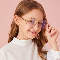 Детские очки с круглой рамкой Shein