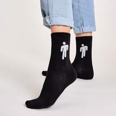 Носки с графическим узором 1 пара Shein