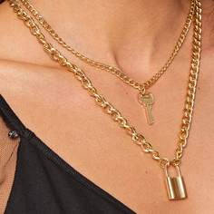 Многослойное Колье-Цепочка 1шт Shein