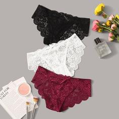 Кружевные трусики 3 пакета Shein