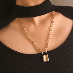 Короткая Цепочка С Подвеской Замочек Shein