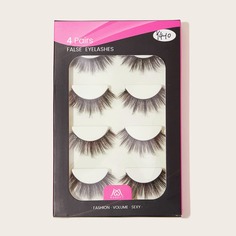 Натуральные накладные ресницы 4 пары Shein