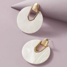 Круглые серьги-подвески 1 пара Shein