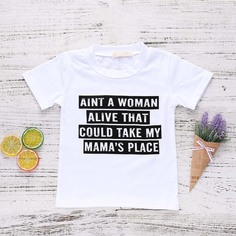 Футболка с надписью Letter Print Shein