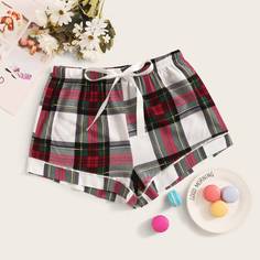 Ночные шорты в клетку Shein
