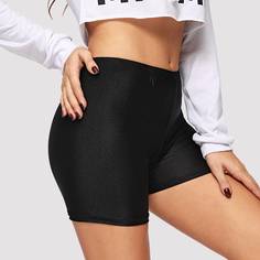 Однотонные Велосипедные Шорты Shein