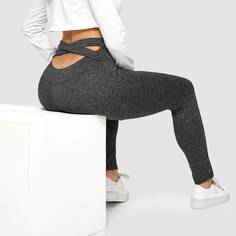 Однотонные леггинсы Shein
