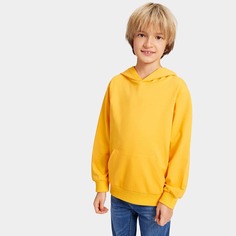 Полотняный пуловер с капюшоном для мальчика Shein