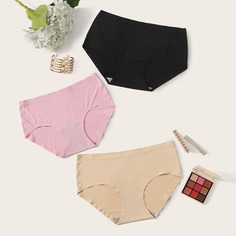 Бесшовные Трусики 3 Пакета Shein