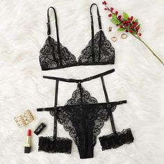 Кружевное Женское Белье Чокеры Shein
