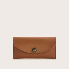 Кошелек с декором цветка с футляром для карт Shein