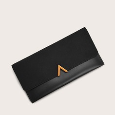 Минималистский складной кошелек с молнией Shein