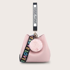 Сумка через плечо с помпоном для девочек Shein