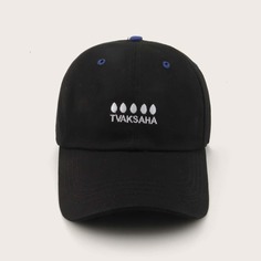 Мужская бейсболка с текстовой вышивкой Shein